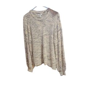 Nine West Cream and Gray Women's Sweater